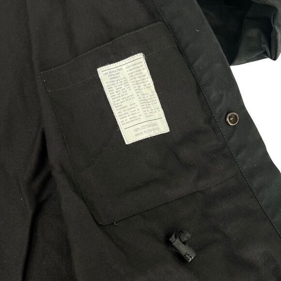 Outback Trading Men's Bush Trader Waterproof Western Oilskin Jacket Black Small - Picture 7 of 12